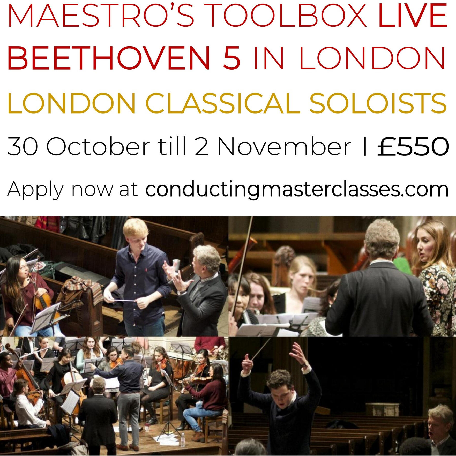 BEETHOVEN 5 LONDON NOVEMBER