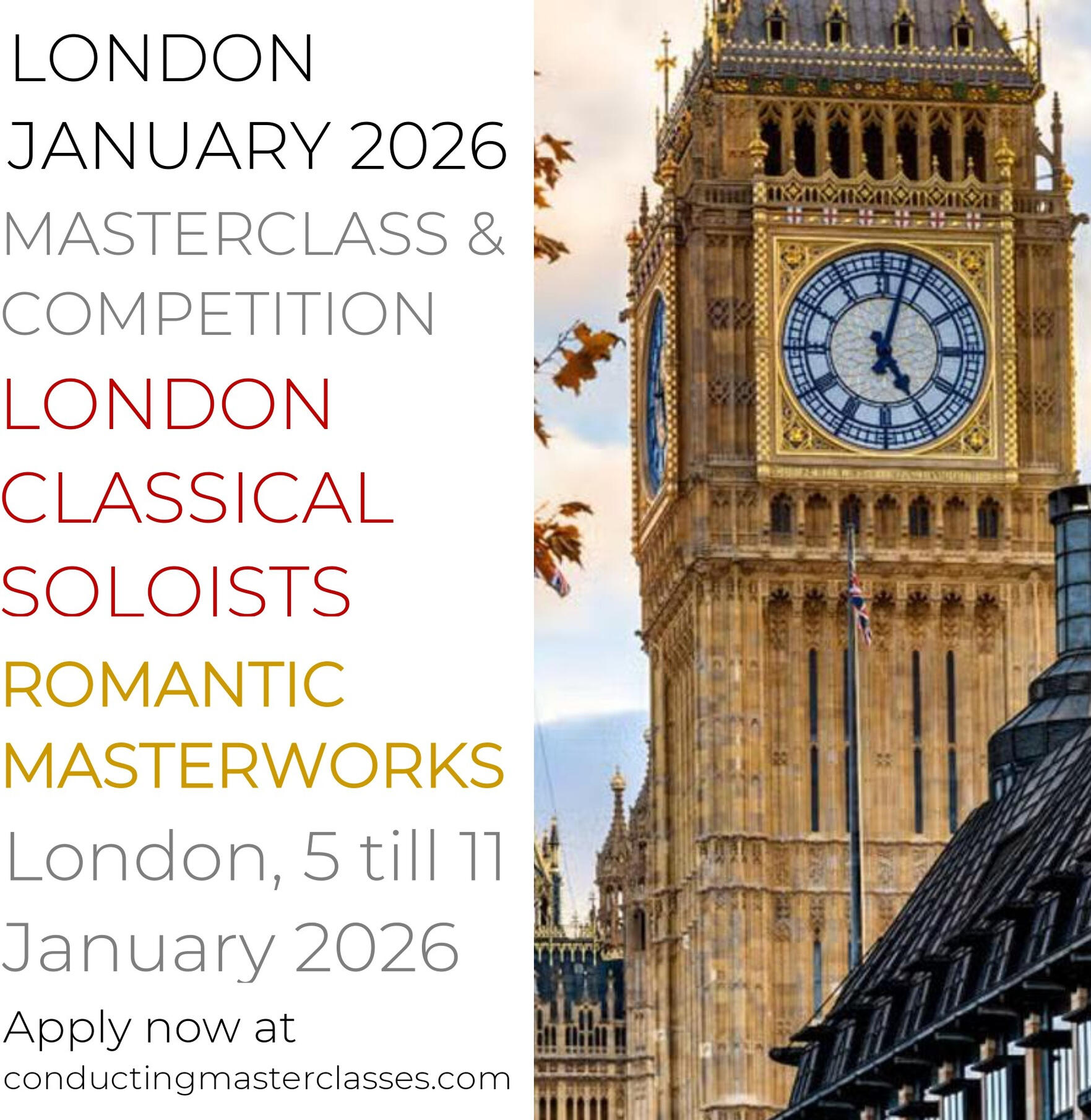 LONDON JANUARY 2026